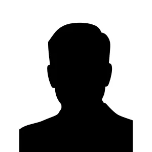 Silhouette Man Head Profile - Vector Graphic