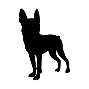 French Bulldog Silhouette - Minimalist Vector