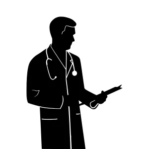 Silhouette Doctor Medical Professional