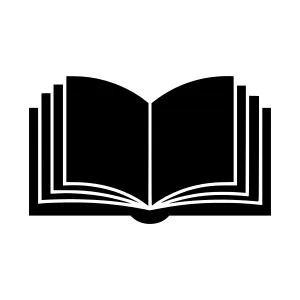 Open Book Icon - Vector Illustration