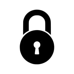 Lock Icon - Security Symbol Vector