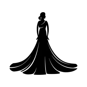 Elegant Wedding Dress Silhouette