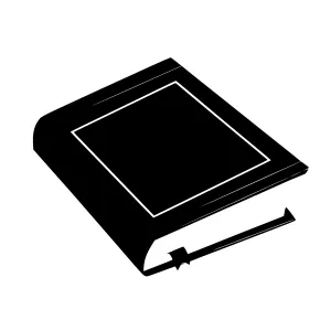 Black Book Icon - Open & Closed