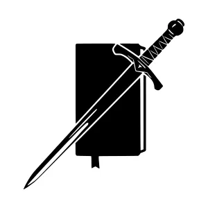 Sword & Bible - Vintage Icon