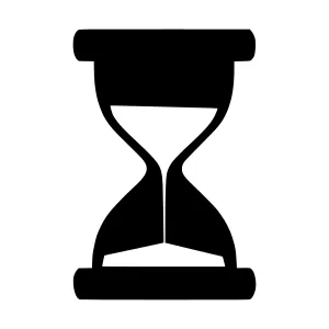 Hourglass Icon - Time Concept Vector
