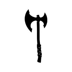 Black Axe Head Silhouette