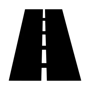 Road Vector Illustration - Highway Outline