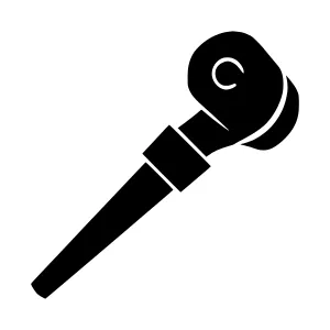 Violin Bow Silhouette Icon