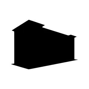 Modern House Silhouette Vector Icon