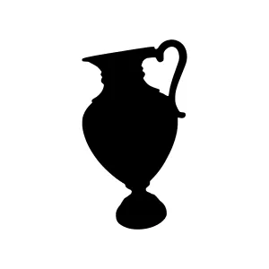 Ancient Greek Vase Silhouette