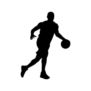 Basketball Player Silhouette - Sport Illustration