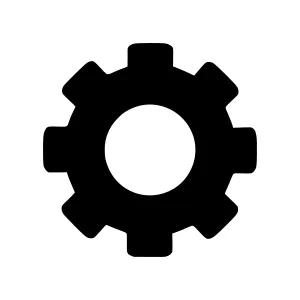 Gear Icon - Vector Gear Illustration