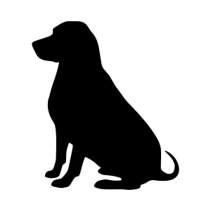 Dog Silhouette Vector Illustration
