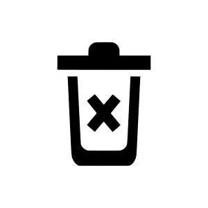 Trash Can Icon - Delete Symbol