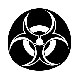 Biohazard Symbol - Vector Icon