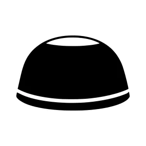 Simple Dome Icon - Vector Illustration