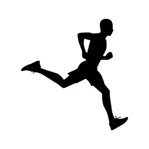 Silhouette Runner - Athletic Vector Illustration