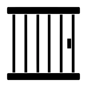 Minimalist Barbed Wire Fence Icon