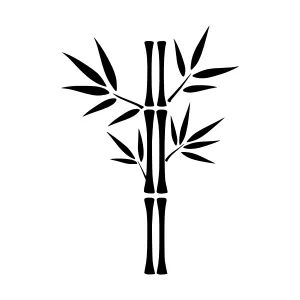 Bamboo Silhouette Vector Illustration