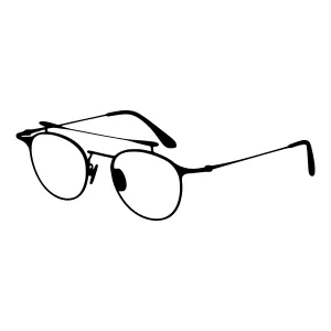 Black Aviator Glasses Silhouette Vector