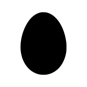 Simple Black Circle Vector Icon