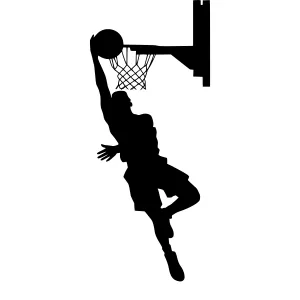 Basketball Silhouette - Athletic Player