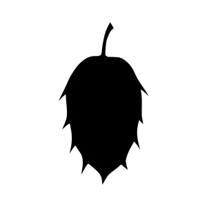 Hop Silhouette - Minimalist Design Element