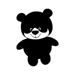 Cute Cartoon Teddy Bear Illustration