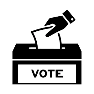 Voting Ballot Icon - Election Vector