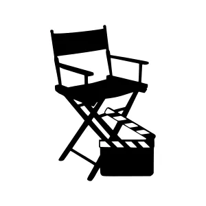 Film Director’s Chair Silhouette