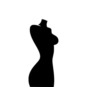 Silhouette Woman Mannequin Fashion Design