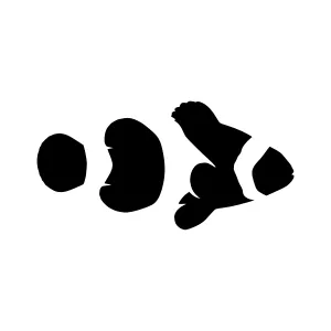 Minimalist Black Footprint Silhouette