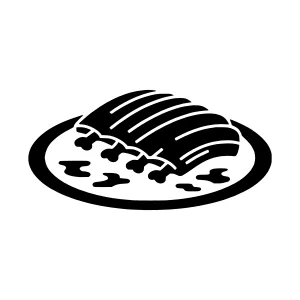 Stylized Shell Vector Graphic