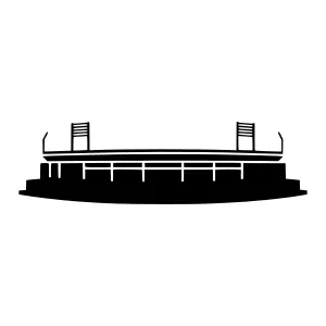 Stadium Silhouette Vector Illustration