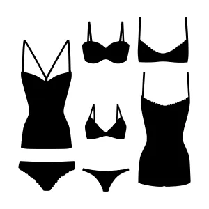 Silhouette Lingerie Set - Black Fashion Icons