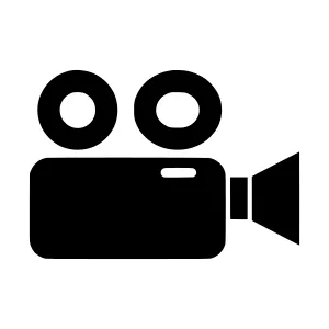 Film Camera Icon - Vector Illustration