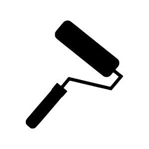 Paint Roller Icon - Vector Illustration