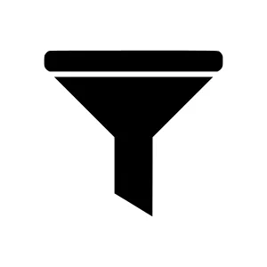 Funnel Icon - Vector Graphic