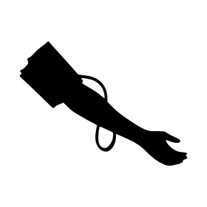 Blood Pressure Cuff Silhouette