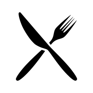 Fork and Knife Icon - Dining Vector