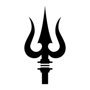 Trident Symbol Vector Icon - Hinduism