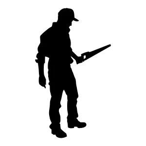 Silhouette Hunter - Outdoor Shooting Vector