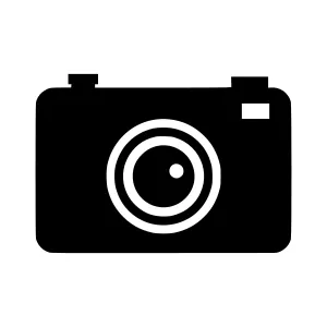 Black Camera Icon - Photography Vector