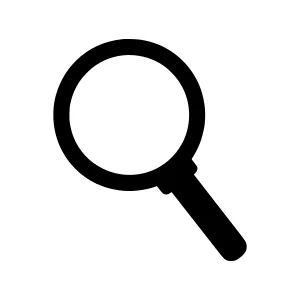 Magnifying Glass Icon - Vector Illustration