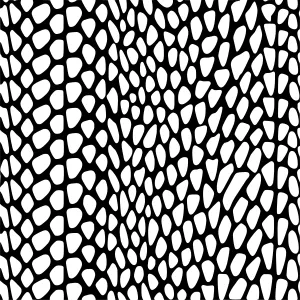 Abstract Geometric Pattern - Black & White