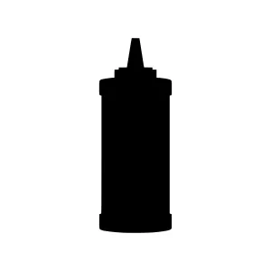 Bottle Silhouette - Minimalist Food Packaging