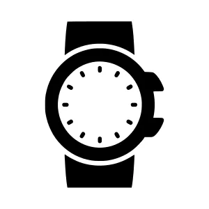Black Watch Icon - Vector Illustration