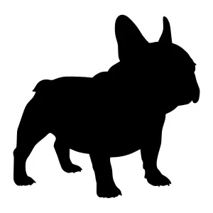 French Bulldog Silhouette Vector