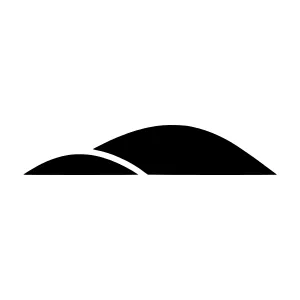 Minimalist Landscape Silhouette Icon