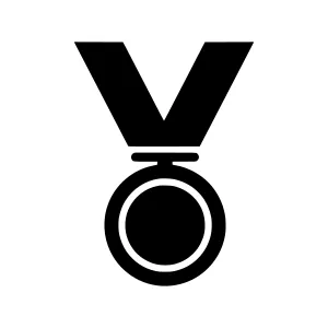 Award Medal Icon - Vector Illustration